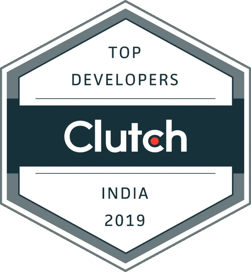 Clutch Top Developers India 2019 Award Badge