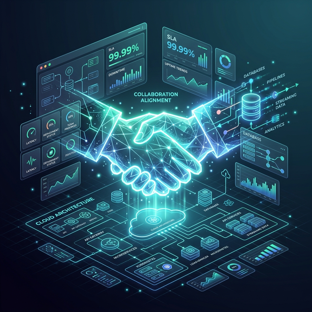 Zero-friction technology partnership representing collaborative cloud architecture alignment